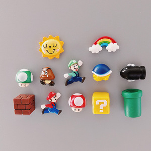 Imanes de nevera de <span class=keywords><strong>Mario</strong></span>, juego de imanes 3D para nevera, pizarra blanca de oficina, imanes navideños perfectos para decoración de adornos - Product Image 5