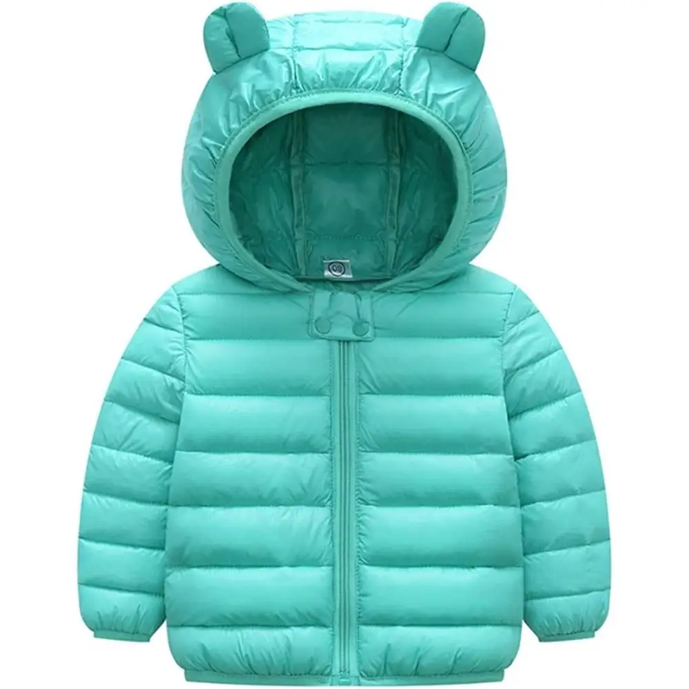 FREE SAMPLE Kids Boy Girl Outwear Coat Winter Warm Hooded Puffer Lightweight Water-Resistant Pack able Puffer Jacket Coat