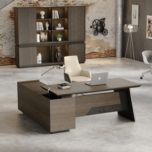 Cao cấp thương mại đồ nội thất độc đáo thiết kế hiện đại văn phòng tổng giám đốc bằng gỗ điều hành bảng bàn - Product Image 2
