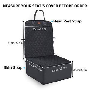 Housse de siège auto pour animaux de compagnie 2 en 1, siège surélevé de luxe pour chien et chat, housse de siège avant pour voiture, antidérapante, imperméable - Product Image 3