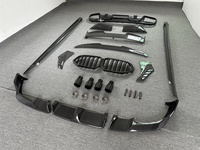 Kit de carrocería de fibra de carbono estilo LD para BMW G06 X6 X6M capó labio delantero difusor trasero alerón falda lateral Kit de guardabarros lateral