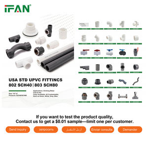 Katup Metering PVC Tekanan Tinggi IFAN Factory Grosir Kustom 1/2'-4' DIN ANSI Katup Bola UPVC Double Union - Product Image 3