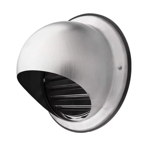 Ventilador Extractor Eléctrico de Pared con Rejilla Integrada de 100mm, Cubierta de Ventilación de Acero Inoxidable Robusto, ODM - Product Image 2