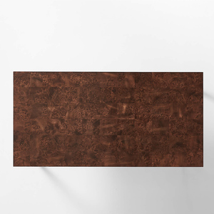 Đồ Nội Thất Hiện Đại Burl Bàn Ăn Bằng Gỗ Đặt 6 8 Chỗ Ngồi Nhà Hàng Hiện Đại Màu Sắc Cổ Điển Hình Chữ Nhật Bàn Ăn Và Ghế - Product Image 6