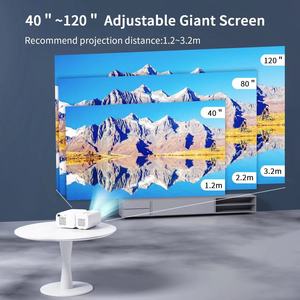 <span class=keywords><strong>2023</strong></span> nouveau à la mode sans fil WiFi Mini Portable Home cinéma HD natif 720P LED projecteur TV vidéo LCD projecteur - Product Image 5