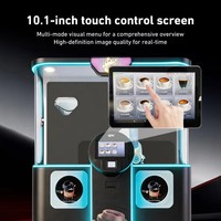 Mesin Vending Kopi AI dengan Lengan Robot Printer Seni Kopi 6 Axis, Kios, SDK Terbuka dan Antarmuka API, Branding Kustom