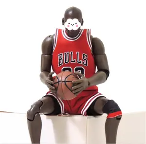 高品质的动画人物3D印刷篮球运动员NBA玩具的房间装饰
