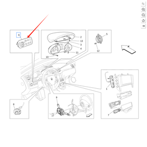 OEM cruscotto interruttore pannello interruttore gruppo pulsante per <span class=keywords><strong>Maserati</strong></span> GranCabrio <span class=keywords><strong>GranTurismo</strong></span> nuovi modelli 237798 e 237799 - Product Image 6