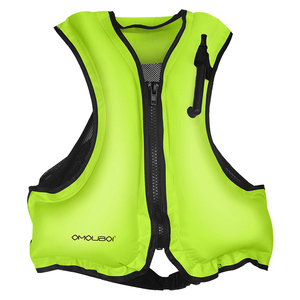 <span class=keywords><strong>Gilet</strong></span> de sauvetage gonflable portatif de plongée en apnée sangles réglables pour adultes enfants <span class=keywords><strong>gilet</strong></span> de sécurité <span class=keywords><strong>flottant</strong></span> pour l'eau de natation de surf - Product Image 1