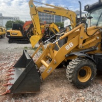 Langlebiger Schwerlast-4x4-Radlader Multifunktions-Baggermaschine YN886 Hochwertiger Gebrauchter Baggerlader für Projekte
