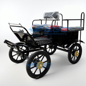 4-Wheeled Pony Carriage Tough Pony Cart Carriage Factory Rate Supplied - Product Image 2