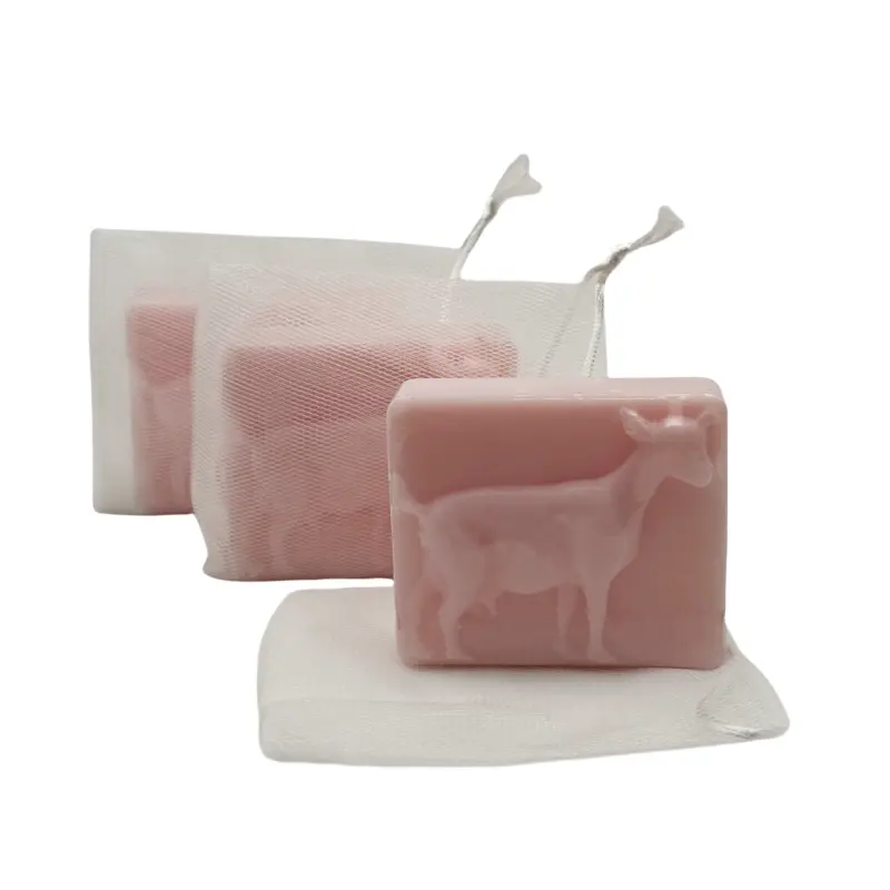Jabón de leche de cabra hecho a mano blanqueador natural orgánico al por mayor, jabón corporal y facial, barra de jabón de tocador, jabón de belleza
