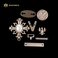 HONMEO OEM ODM Étiquettes métalliques personnalisées en alliage de zinc pour vêtements, étiquettes de marque personnalisées pour jeans, étiquettes métalliques sur mesure