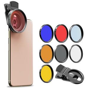 Apexel universel Mobile photographie filtre lentille Kit Clip téléphone portable ND32 <span class=keywords><strong>CPL</strong></span> couleur 52mm filtre Kits de voyage 7 en 1 - Product Image 2