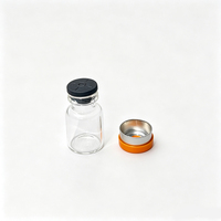 Flacons en verre de 2 ml Flacons en verre transparent de 16*27 mm avec bouchons pour usage pharmaceutique