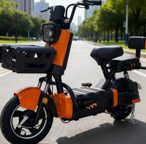 Excellent <span class=keywords><strong>prix</strong></span>, scooter <span class=keywords><strong>électrique</strong></span> 350W avec panier avant, double siège, absorption des chocs, autonomie de 45 km/55 km pour les trajets urbains - Product Image 5