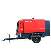 Compresseur d'air diesel à vis 13 bars 400 CFM (11 m³/min) pour l'exploitation minière, compatible Cummins, 180 PSI