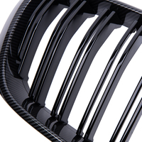 Calandre avant double lamelles noire brillante imprimée par transfert d'eau de haute qualité Chengjia pour X3/X4 F25/F26 2014-2017 en ABS