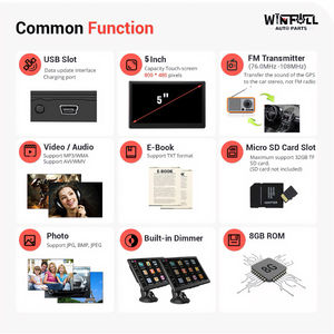 Navegador GPS Portátil para Auto de 5 Pulgadas, 8G HD, Sistema de Navegación Universal para Camiones, Radio FM, GPS para Vehículos - Product Image 6