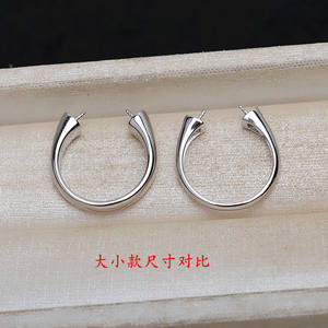 Bague ouverte en argent S925 Wenchi avec double perle 17076, réglable, pour femme, accessoires de bijoux DIY, style incrustation tendance, Chine - Product Image 1