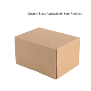 Boîtes en carton ondulé auto-assemblantes 3 plis, écologiques, biodégradables, recyclables, sans colle, à fermeture rapide, anti-effraction, pour briquets et bougies - Product Image 4