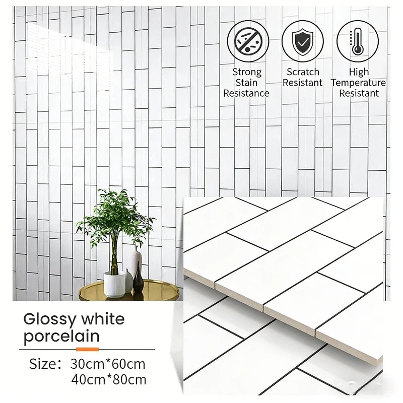 Glossy White porcelain