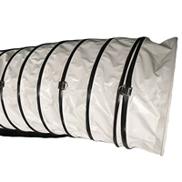 Tuyau de climatisation portable de 400 mm, conduit d'évacuation isolé, tubes en plastique, conduit flexible