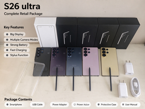 Teléfono Móvil Nuevo y Original S26 ultra 5G, Pantalla Curva, Cámara HD Profesional, Disponible para Venta al Por Mayor - Product Image 2