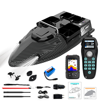 Nouveau Bateau Télécommandé Professionnel de Niveau Hobby V803 Pro avec Sonar Intégré, Détecteur de Poissons, GPS, Capacité de Charge de 3KG et Batteries Incluses