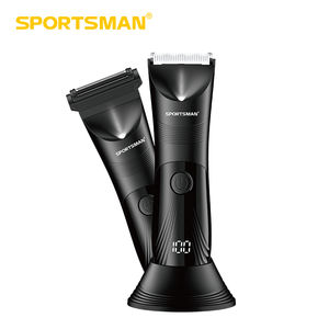 Nuovo Modello di Tagliacapelli per Uso Domestico con Base, Rasoio da <span class=keywords><strong>Uomo</strong></span>, Depilatore Facciale Ricaricabile USB 2-in-1 - Product Image 1