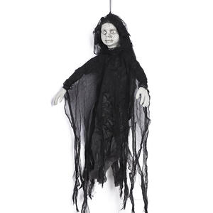 <span class=keywords><strong>Ojos</strong></span> brillantes Decoración de Halloween Fantasma Novia Colgando Fantasma Casa embrujada Guión Matar Parque de atracciones Horror Accesorios eléctricos - Product Image 1