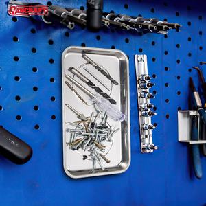 Bandeja de piezas magnéticas, organizador de herramientas de Metal para trabajadores automotrices mecánicos de bricolaje para piezas, tornillos, tuercas, pernos - Product Image 5
