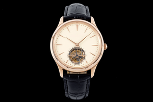 Men Mechanical Watch with Openwork Movement Display Genuine Leather Strap Sapphire Glass Sleek Dress Wristwatch - Product Image 2