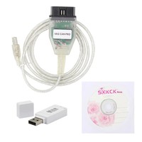 Herramienta de Diagnóstico Automotriz VAG CAN PRO VCP 5.5.1 FTDI VAG OBD 2 OBD2, Interfaz COM VCDS ATMEGA162, Cable de Bus CAN K-line