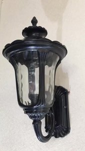 Vintage Outdoor Wall Decor Lantern Antique Iron Metal Solar Powered LED Lights Wholesale Exporter - Product Image 2