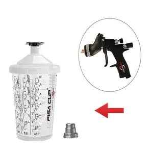 Wholesale High Quality Mini Size 100ml Disposable Plastic Spray Gun Cup For Painting