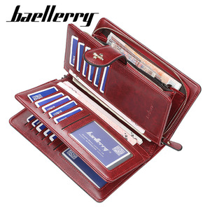Baellerry Women's <b>Long</b> Wallet Pu Leather Large Capacity Fashion Zipper Clutch <b>Bag</b> For Everyday Use - Product Image 2