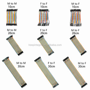 Cable DuPont de 30 cm, 40 pines, F a F, colorido, nuevo en stock, cable de puente hembra a hembra para protoboard - Product Image 5