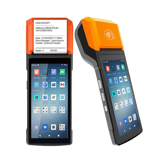 4g Wifi Handheld POS Portable Android Card Terminal Payment Lottery Ticket Scanner POS R330 Plus