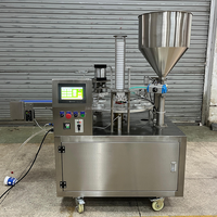Machine automatique de remplissage et de scellage à disque rotatif pour l'économie d'énergie du café Emballage facile à utiliser de papier et de cartons