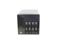Chassis peladen penyimpanan NAS-04 buatan pabrik mini-itx Chassis 4 Bay-Swap, kasus penyimpanan jaringan athed