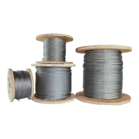 Vente directe usine – Câble de levage, d'arrimage et de remorquage en acier au carbone électrique 5mm, 10mm, 20mm, 6x12+7FC, AiSi