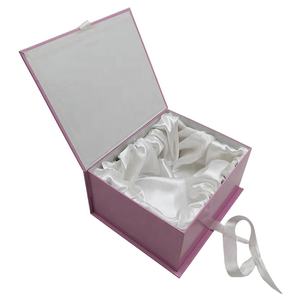 Emballage de cadeaux de mariage avec Logo personnalisé, boîte en papier avec ruban pour <span class=keywords><strong>robe</strong></span>, emballage de cadeaux cosmétiques, en soie à l'intérieur - Product Image 2