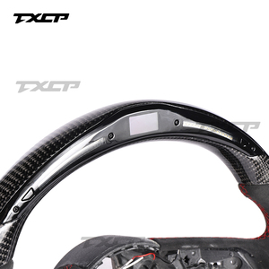 Volant LED Complet en Fibre de Carbone Compatible <span class=keywords><strong>Audi</strong></span> A3 A4 B9 A5 RS3 RS4 RS5 S3 S4 S5 S6 S7 A1 A7 A8 B9 B8.5 B8 A6 R8 <span class=keywords><strong>TT</strong></span> RS6 Q5 - Product Image 4