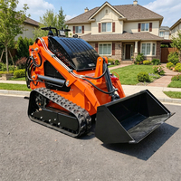 Mini-chargeuse compacte diesel sur roues ou sur chenilles, machine de terrassement, livraison gratuite, prix