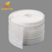 Ruban de rideau tissé en gros avec poches - Ruban de pliage pour rideaux à plis ondulés, plis en S, ondes en S et plis classiques, 8 cm, rouleau de 100 m
