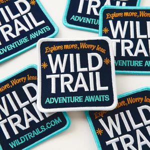 Étiquettes tissées personnalisées à thermocoller, vente en gros, logo de marque, badge, patchs brodés pour vêtements, appliques - Product Image 4