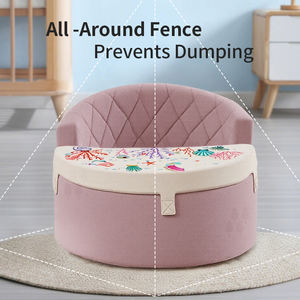 เก้าอี้หัดนั่งสำหรับเด็กหัดเดินแบบน่ารักกันตกเก้าอี้ฝึกให้อาหารเด็กทารกโซฟาขนาดเล็กสำหรับเด็กแรกเกิด - Product Image 3