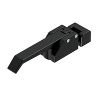 Loquet de porte à compression en alliage de zinc noir thermolaqué BAOTAI A7 DK615 FS3042, certifié RoHS, MOQ 100 pièces