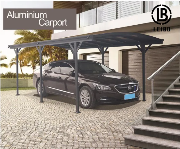 China Supplier Canopy Garage Aluminum Modern Polycarbonate Roofing Carport For Vehicle